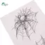 Hình Xăm Tạm Thời Thảo Dược Mạng Nhện Punk Cobweb - Phù Hợp Lễ Hội Nghệ Thuật