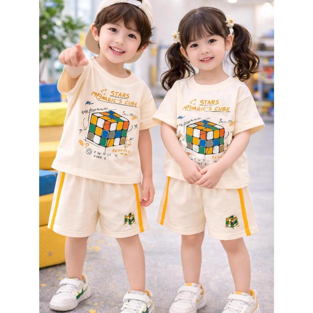 Bộ đồ cộc tay Mẫu RoBot Unisex cho bé từ 7-50KG thiết kế Classic Unisex chất liệu thun lạnh
