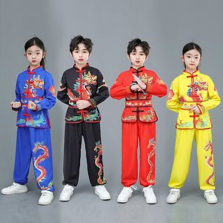 Quần áo biểu diễn, tập luyện võ thuật trẻ em & thanh niên – Bảo tàng cơ sở, thi đấu 260423