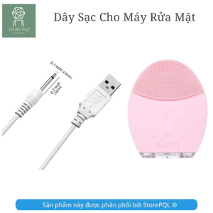 CP19 - Dây cáp sạc USB 2.5mm cho máy rung rửa mặt tẩy da chết cáp