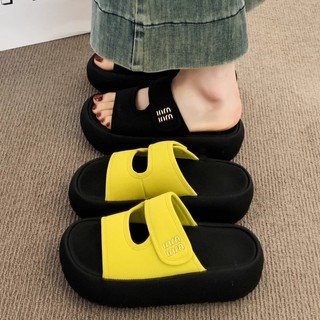 Dép Velcro Đế Dày Dép Nữ Mùa Hè Mặc Ngoài 2026 Tăng Tất Cả Trận Đấu Mỏng Hơn Nhìn Flip-Flops Cát Thường Ngày