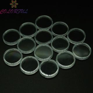 Durable Transparent Plastic Coin Collecting Box Case Capsule Holds 1025pcs Coins