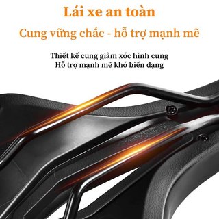 Yên Xe Đạp Thể Thao Đường Trường Pu Nubuck, Thoải Mái Và Êm Ái