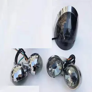 Xe Điện Rùa Nhỏ Vua Chiếu Sáng Lắp Ráp Trọn Bộ Đèn Ô Tô Chiếu Sáng Phía Trước Đèn Pha Phía Sau Tín Hiệu Phanh Sau Đuôi Đèn