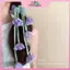 MYPANDA Scrunchie Dây Buộc Tóc Họa Tiết Hoa và Phụ Kiện Treo - Phụ Kiên Tóc Elegant dành cho Nữ