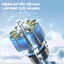 Quạt Tích Điện Mini K801 Cầm Tay Tốc Độ Cao,pin4000mah Quạt Sò Lạnh 100 Cấp Độ Gió Làm Lạnh Cực Nhanh.