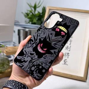 Ốp Điện Thoại Cứng Micro Frosted Gengar Cho Redmi Turbo 5 Max Turbo 4 Pro POCO X8 Pro X7 X6 F8 F7 M8 Xiaomi 15T 14T 13T / Vỏ Redmi Chống Sốc / Vỏ POCO / Vỏ Xiaomi