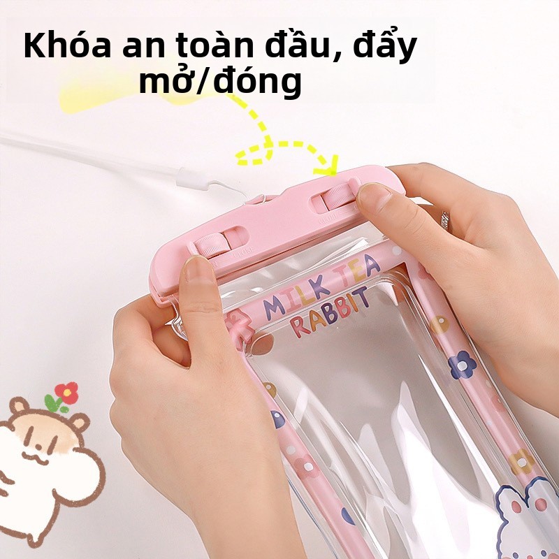 Ốp điện thoại di động chống nước này có chức năng chống nước hoàn toàn, có thể bảo vệ thiết bị khi bơi lội, đi biển và đi mưa.