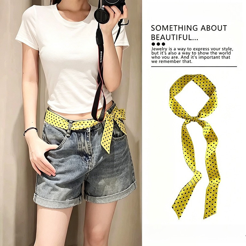 Khăn Lụa Thắt Lưng Phong Cách Hàn Quốc Mới Nhất - Phụ Kiện Thời Trang Độc Đáo