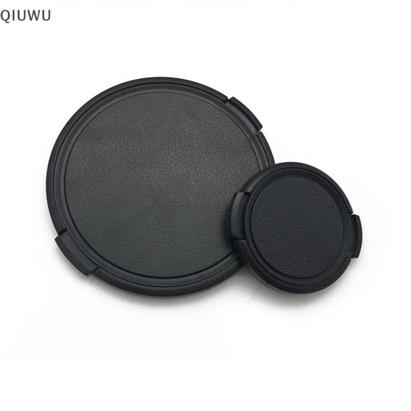 QIUWU 39 40.5 43 46 49 52 55 58 62 67 72 77 82 86 95 105mm Nắp ống kính máy ảnh Nắp bảo vệ ống kính Nắp trước cho ống kính DSLR Canon Nikon.
