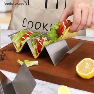 FS Taco Giá Đỡ Đứng Bánh Pancake Ra Thép Không Gỉ Tortilla Taco Khay Taco Đĩa Hiển Thị Đứng Thực Phẩm Mexico Ra Dụng Cụ Nhà Bếp VN