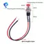Nút tròn 2 chân BẬT / Tắt Mini 7mm Công tắc nút nhấn tạm thời 12 chiếc Đa điện áp 3V-230V / 1A cho đường sắt