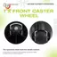 Bánh xe đa năng forLydsto R1 / R1 PRO / S1 / S1 PRO / W2 Bộ phận thay thế Phụ kiện chân không thiết yếu