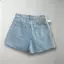 Quần short Denim mùa hè thiết kế Frayed cạp cao dành cho nữ Phong cách mới Quần short ôm sát hơn