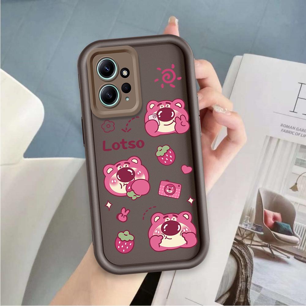 Ốp Lưng Cho Redmi Note 12 4G Hoạt Hình Silicon Cầm Tay Mềm Ốp lưng TPU Đồ Chơi Câu Chuyện Lotso Mắt Thiên Thần Ốp Lưng Chống Sốc