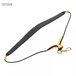 Toyuvn ERYUE Saxophone Dây Đeo Cổ Có Thể Điều Chỉnh Da Mềm Đệm Sax có Móc Kim Loại cho Saxophone Clarinet