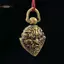 TRTR Đồng Sư Tử Chuông Trang Trí Bàn Phong Thủy Trang Trí Vintage Đồng Móc Khóa Mặt Dây Chuyền Trang Trí Nhà Cửa Phòng Khách VN