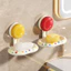 Cốc hút xà phòng treo tường-Polka Dot Pattern, Thoát nước tuyệt vời, Sử dụng phòng tắm tại nhà, Không thủng