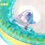 1 Miếng Tay Cầm Màu Xanh Tròn Ngoài Trời Cho Fying Diều 100-400M Cuộn Diều Cuộn Bánh Xe Lửa Dây Tay Cầm Bay Dụng Cụ Dây Xoắn Đẹp