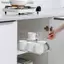 Bigapple 2 Chiếc Ngăn Kéo Trắng Trượt Đường Sắt Kéo Tras Cho Nhà Bếp Phòng Ngủ Tủ Quần Áo Giỏ RDG