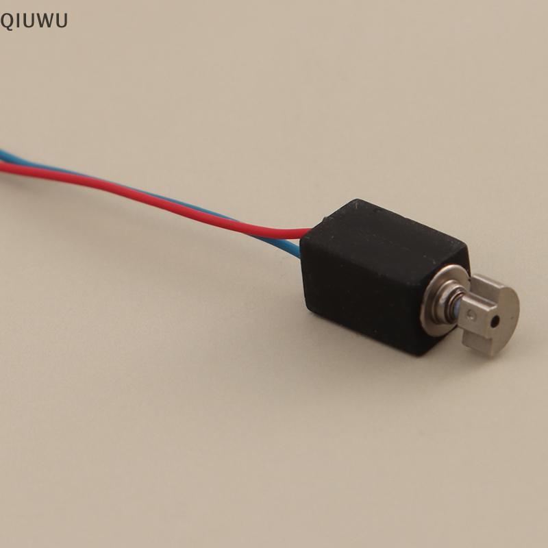QIUWU 5 Cái 4mm * 8mm 0408 Mini Micro Motor DC 3V Hollow Cup Coreless Motor Nhỏ với bánh xe lệch tâm Đồ chơi mát xa DIY.
