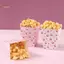 TRTR 10 Chiếc Nơ Giấy Bắp Rang Hộp Có Nơ Họa Tiết Pop Ủng Hộ Hộp Tắm Cho Bé Tiệc Điều Trị Ủng Hộ Đồ Dùng Bàn Trang Trí Đám Cưới VN