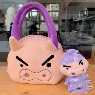 Crayon Shin-Chan Túi Xách Đa Phong Cách Hoạt Hình Hàng Hóa Phong Cách Mới Sang Trọng Mỹ Phẩm Dễ Thương Lưu Trữ Điện Thoại Di Động Túi Nhỏ