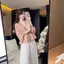 Pure Desire Nữ thần cổ tích Feel Cổ chữ V Đính cườm Áo sơ mi nhỏ đẹp nhẹ cao cấp sang trọng Giảm tuổi phong cách phương Tây Top 2026