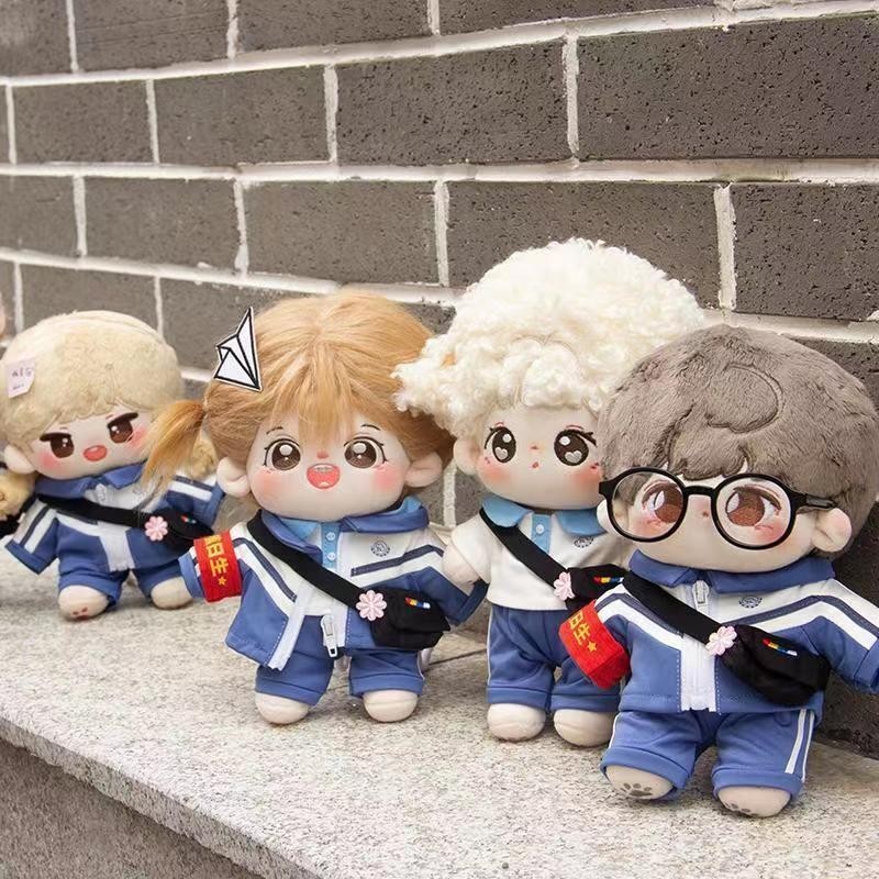 Búp Bê Cotton Ghế Tiếp Theo 20cm Quần Áo Bé Thuộc Tính Dễ Thương Đồng Phục Đi Học Phù Hợp Với Búp Bê Trang Phục