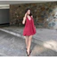 Đầm Yếm Babydoll Có cổ, Đầm Suông Hở Lưng MyaHouse