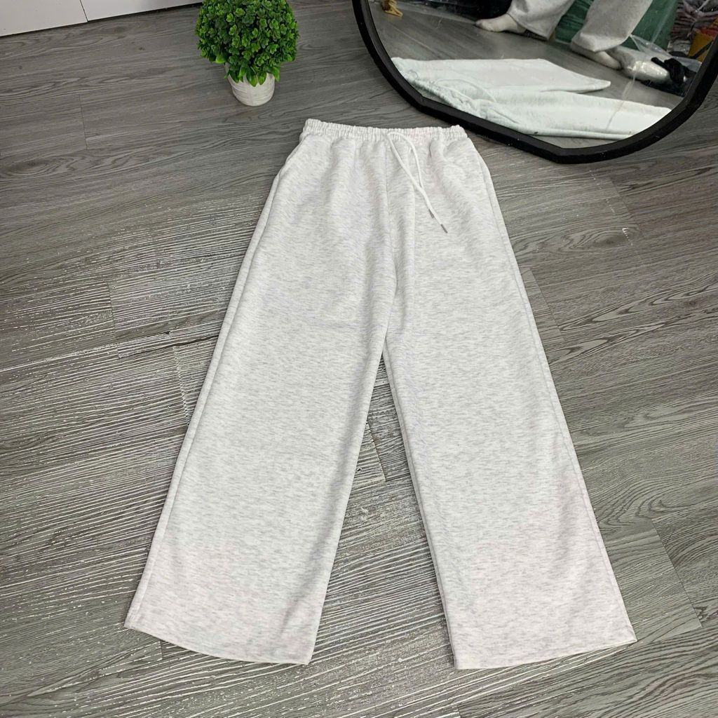 sét bộ quần dài da cá xám tiêu +mix áo thun Croptop chất tăm hình con lân  in ng ự c-chang3158