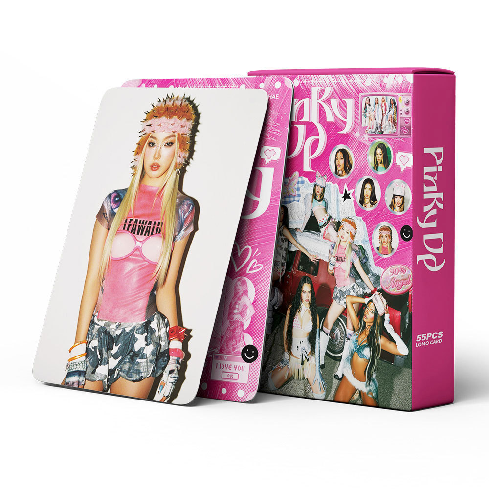 LINXX 55 Chiếc KATSEYE Pinky UP Album Lomo Cards Kpop Girl Group IDOL Fan Sưu Tập Thẻ Thần Tượng Hàng Hóa Ngày Lễ Quà Tặng Ý Tưởng