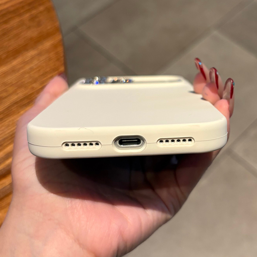 Ốp điện thoại Silicon lỏng màu xanh huỳnh quang cho iPhone 17 Pro Max 17 Air 16 Plus 15 14 13 12 11 Vỏ bảo vệ chống sốc