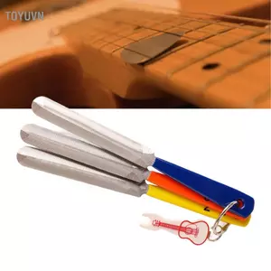 Toyuvn Bộ đánh bóng tốt cho đàn guitar Nut bằng thép không gỉ để sửa chữa nhạc cụ