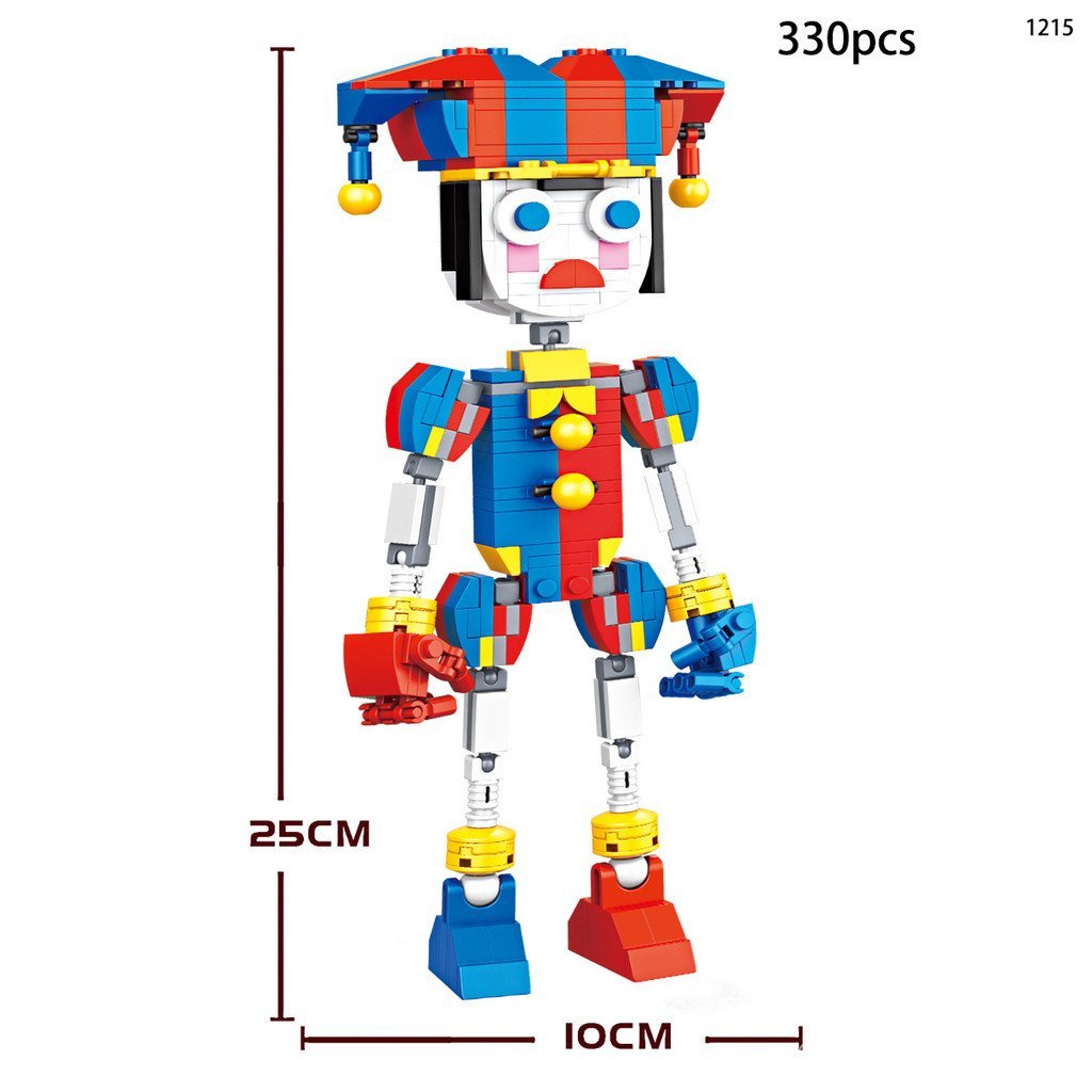 The Amazing Digital Circus Anime Ngoại Vi Pomni Jax Caine Khối Xây Dựng Lắp Ráp Búp Bê Đồ Chơi Handmade Để Bàn Trang Trí Quà Tặng Sinh Nhật