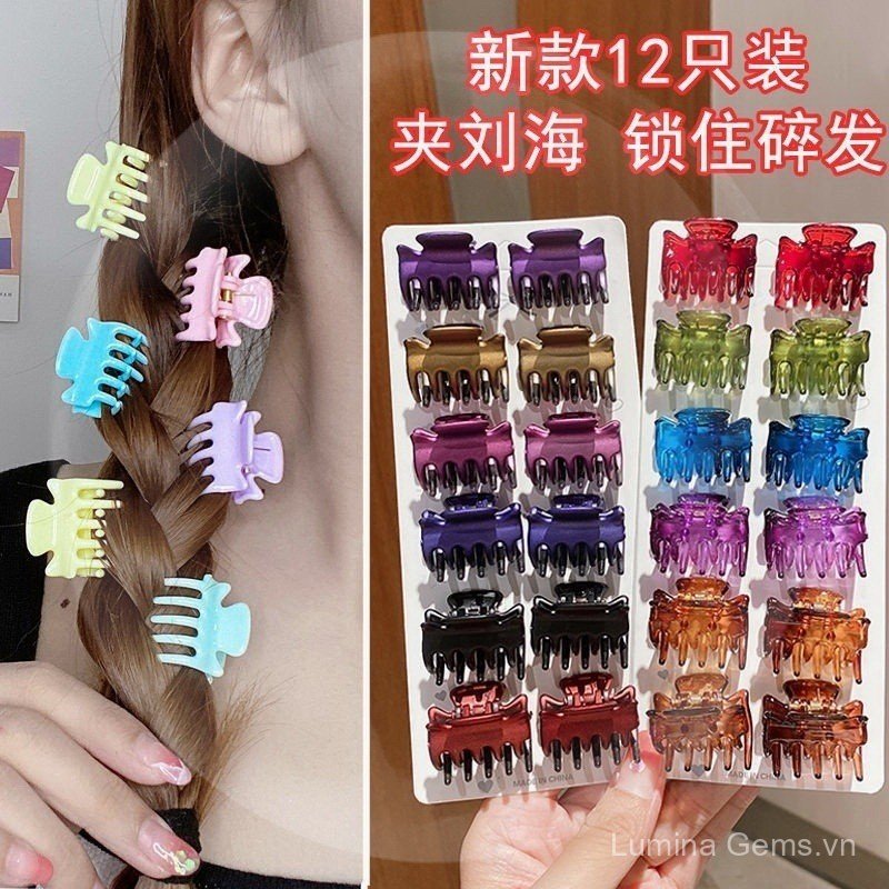 Làm Đẹp Tai Kẹp Tai Bấm Huyệt Nhỏ Đen Nổ Tóc Đầu Trang Sức Lớn Xuyên Biên Giới