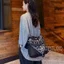 Túi xách nữ Niche Star Diireba Cùng phong cách thông thường Phù hợp với mọi loại hạt điều Túi vải đeo vai