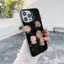 Ốp Lưng Tương Thích Cho iPhone 17 Air 16 15 14 13 12 11 Pro X XR XS Max SE 2020 6 6S 7 8 Plus Mạ Acrylic IMD Case Họa Tiết Hoa Hồng CYIM458