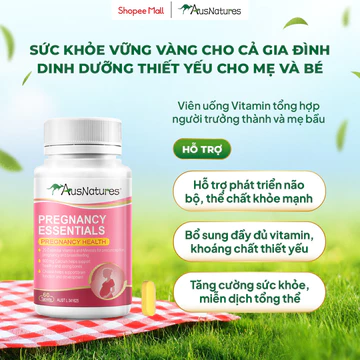 [03/27] Vitamin tổng hợp bầu - AusNatures Pregnancy Essentials - Bổ sung vitamin và khoáng chất cho bà bầu