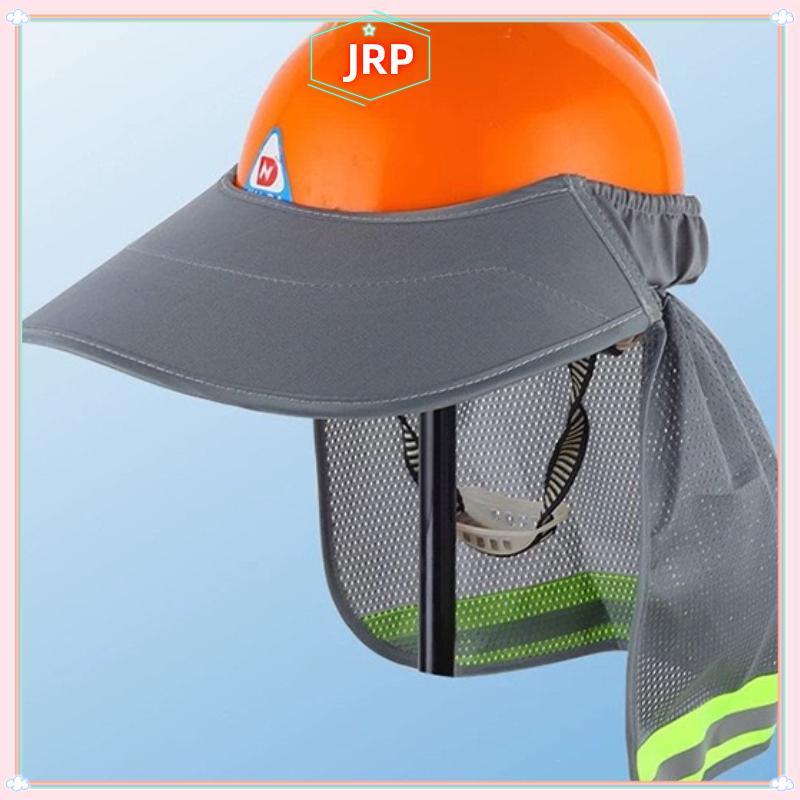 JRP Mùa Hè Chống Nắng An Toàn Mũ Cứng Ne Lá Chắn Mũ Bảo Hiểm Mũ Phản Quang Vành Mũ Phản Quang Dành Cho Công Nhân Xây Dựng JRP