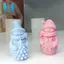 2 Chiếc Ông Già Noel Ôm Bông Tuyết Khuôn Silicon DIY Cây Giáng Sinh Ông Già Nến Thơm Thạch Cao Xà Phòng Nhựa Khuôn Nhà Thủ Công