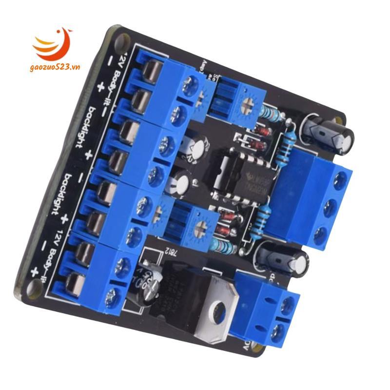 [gaozuo523.vn] Bảng đo âm thanh mức VU DC12-18V Bảng mô-đun bảng điều khiển đồng hồ đo mức âm thanh