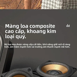 Loa Bluetooth để bàn âm thanh nổi 4 loa Bluetooth 5.0 pin 2400mAh hỗ trợ đàm thoại nghe nhạc chất lượng cao