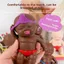 DARON TPR Palm Mini Doll, Da Siliconen Bóp Đồ Chơi Búp Bê, Tái Sinh Lòng Bàn Tay Bé Tái Sinh Búp Bê Mô Phỏng Bé 13CM Đồ Chơi Phục Hồi Chậm Nhân Viên Văn Phòng