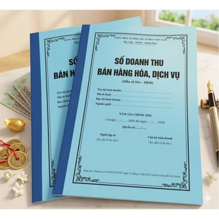 SỔ S1a - S2a HKD 2026:SỔ CHI TIẾT DOANH THU, HÀNG HÓA-THEO TT 152 HỘ /CÁ NHÂN KINH DOANH 2026 (Loại Dày Nhất)