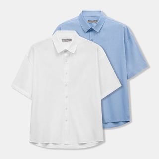 Áo Sơ Mi Nam ICONDENIM Tay Ngắn AM Daylight Form Relaxed SMID0365
