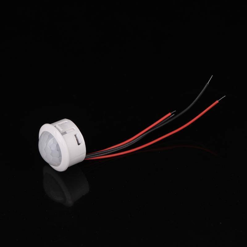 Newsmallbrains 1 Công tắc tự động DC 12V 24V PIR Công tắc cảm biến chuyển động hồng ngoại PIR Cảm biến phát hiện ánh sáng LED Công tắc hồng ngoại Đèn ngủ nhạy cảm NSB