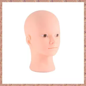 Đầu tập luyện mở rộng lông mi làm đẹp dành cho thẩm mỹ trang điểm Đầu Mannequin silicon mềm có lỗ gắn (R F C V)