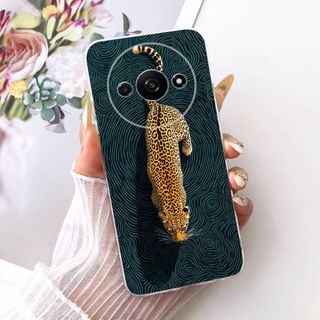 Dành Cho Xiaomi Redmi A3 A3x 4G Vỏ Rồng Sang Trọng Mát Hổ Sói Sư Tử Da Báo Động Vật In Bìa Mềm Cho Poco C61 C 61 Vỏ Điện Thoại