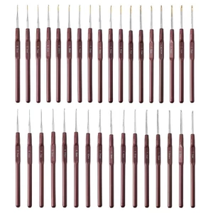 Cà Phê Móc Handmade Hai Đầu Móc Bộ Dụng Cụ Thép Không Gỉ Đan Móc Áo Len Kim Tay Đan Giày Wo26051106